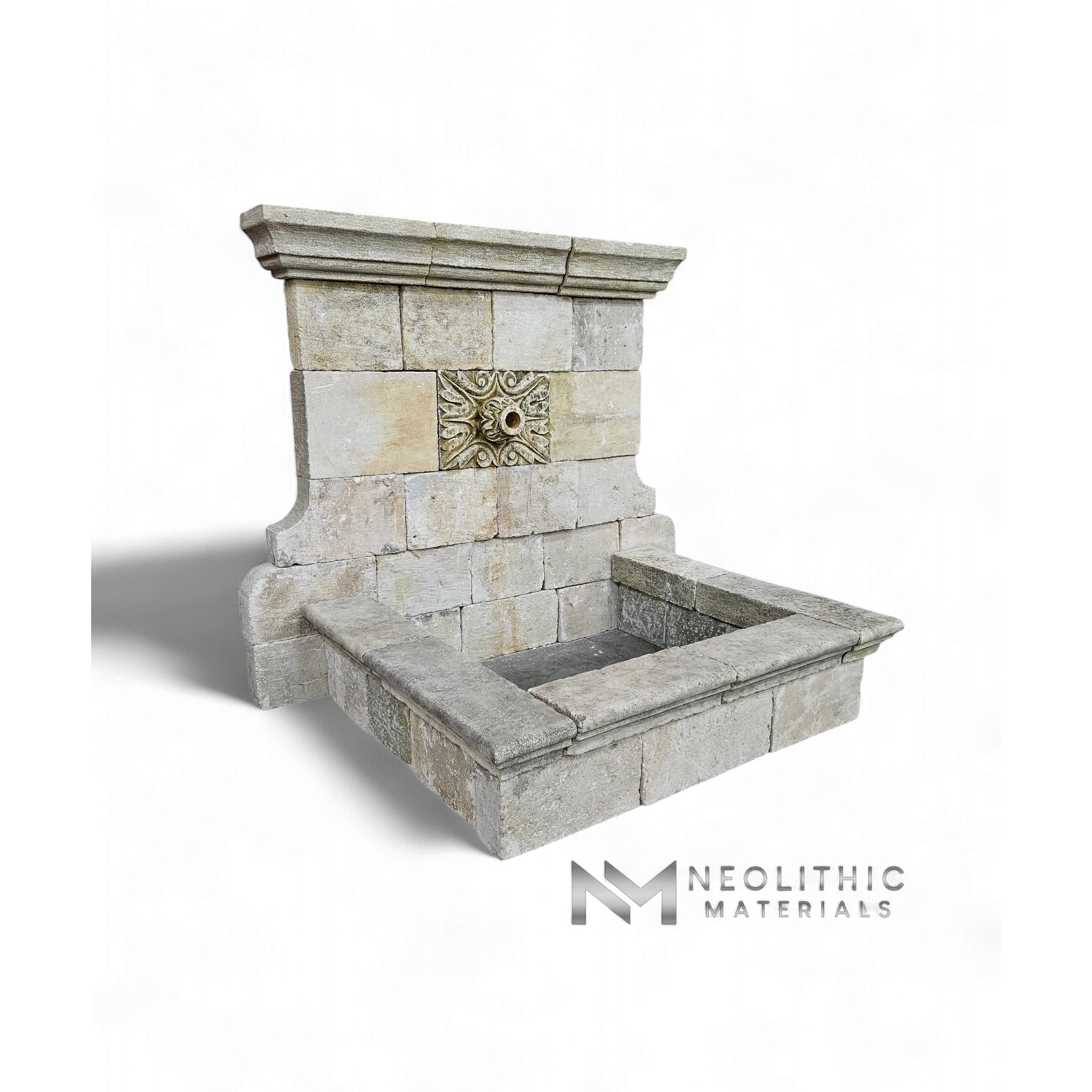 Reclaimed Limestone Fountain